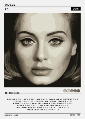 Adele Music Poster