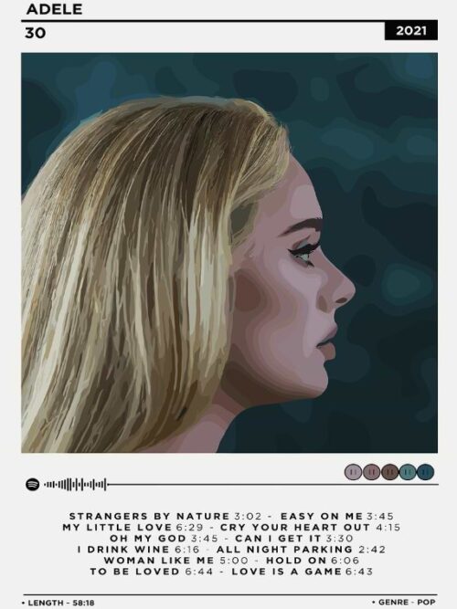 Adele Music Poster
