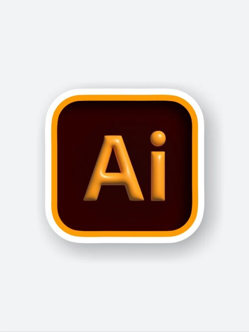Adobe Illustrator Logo Sticker