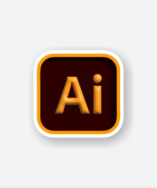 Adobe Illustrator Logo Sticker Adobe Illustrator Logo Sticker