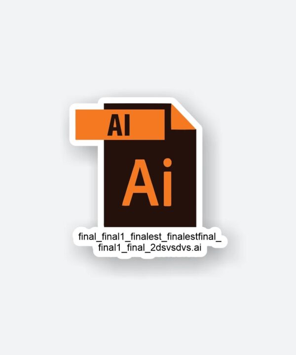 Adobe Illustrator File Sticker Adobe Illustrator File Sticker