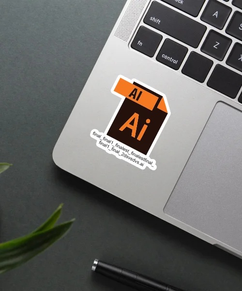 Adobe Illustrator File Sticker Adobe Illustrator File Sticker