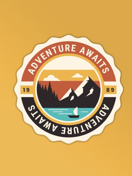 Adventure Awaits Sticker