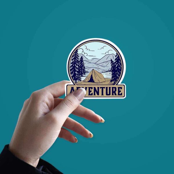 Adventure Camping Sticker Adventure Camping Sticker