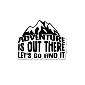 Adventure Is Out There Sticker Adventure Is Out There Sticker