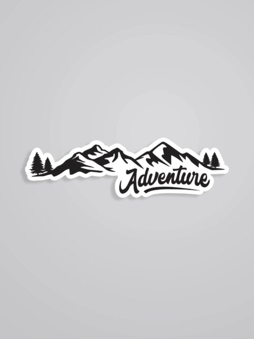Adventure Mountains Travels Stickers