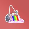 Adventure Time King Laptop Mobile Stickers
