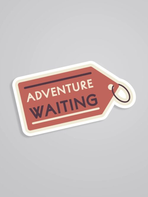 Adventure Waiting Travels Stickers