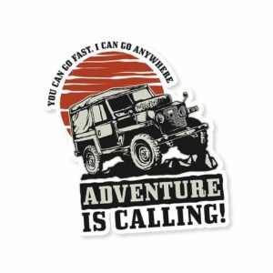 Adventure is calling Sticker Adventure is calling Sticker