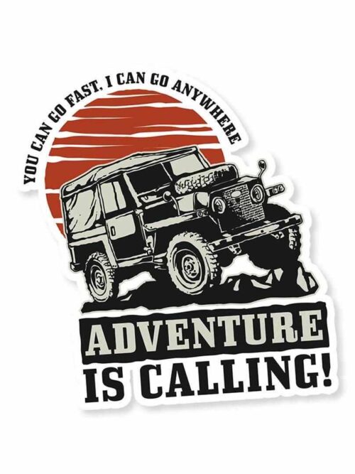 Adventure is calling Sticker