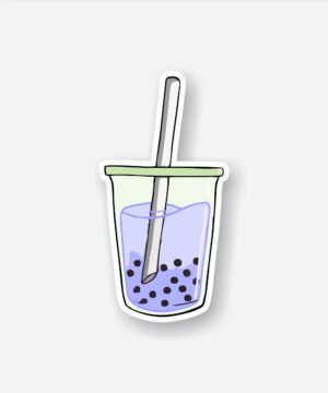 Aesthetic Boba Tea Sticker Aesthetic Boba Tea Sticker