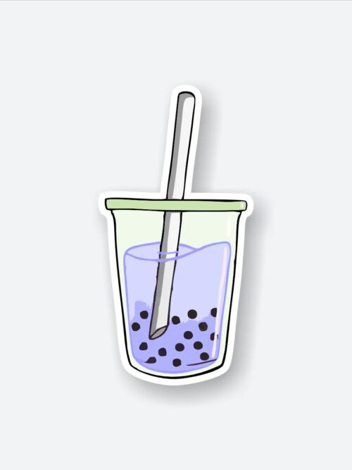 Aesthetic Boba Tea Sticker