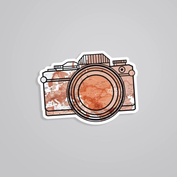 Aesthetic Camera Travels Stickers
