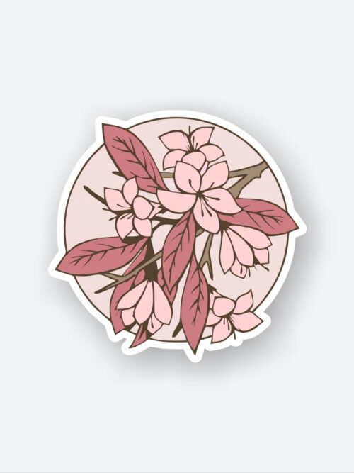 Aesthetic Flower Sticker