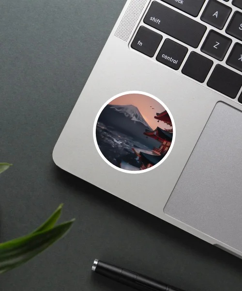 Aesthetic Mount Fuji Sticker Aesthetic Mount Fuji Sticker