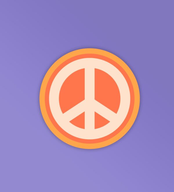 Aesthetic Peace Sign Mobile Laptop Sticker Aesthetic Peace Sign Mobile Laptop Sticker
