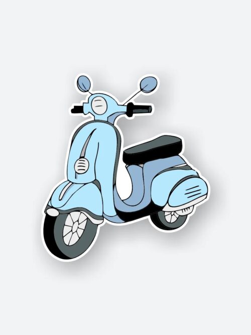 Aesthetic Scooter Sticker