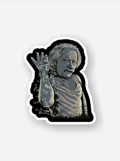 Albert Einsteins Sticker