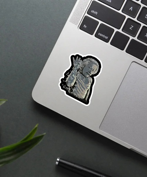 Albert Einsteins Sticker