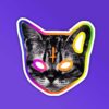 Alien Cat Sticker