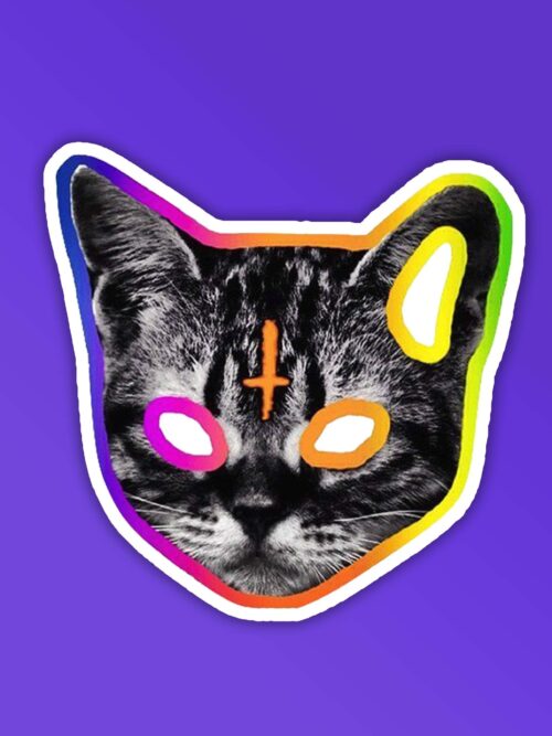 Alien Cat Sticker