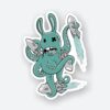 Alien Octopus Attack Sticker