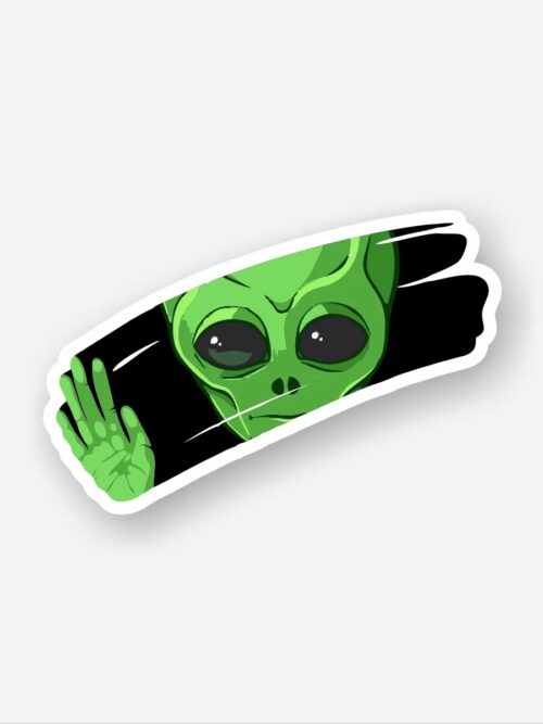 Alien Behind Glass