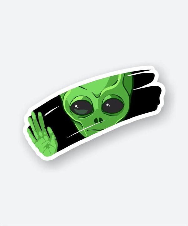 Alien Behind Glass