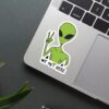 Aliens Out Here Sticker