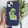 Aliens Out Here Sticker