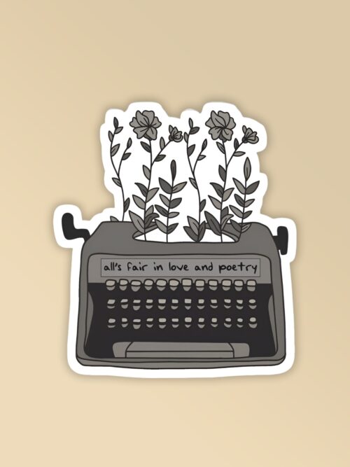 All Is Fair In Love And Poetry Taylor Swift Sticker