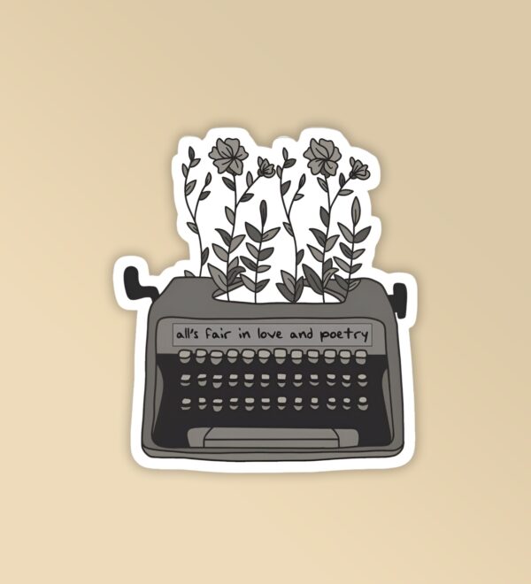 All Is Fair In Love And Poetry Taylor Swift Sticker All Is Fair In Love And Poetry Taylor Swift Sticker