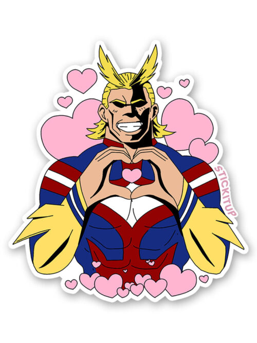 All Might Love Sticker