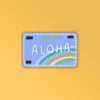 Aloha Laptop Mobile Stickers