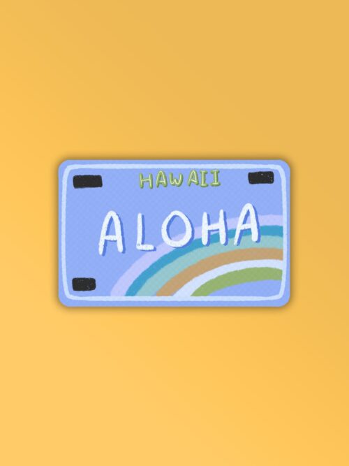 Aloha Laptop Mobile Stickers