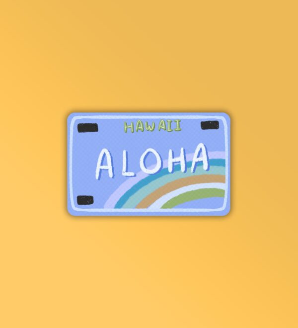 Aloha Laptop Mobile Stickers Aloha Laptop Mobile Stickers