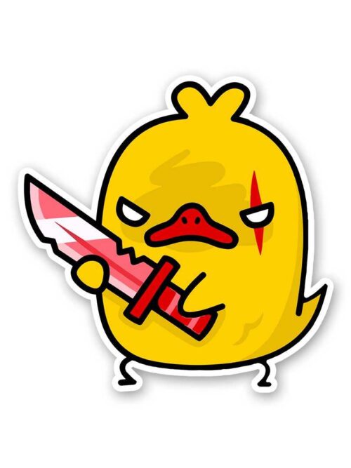 Angry Chicken Sticker