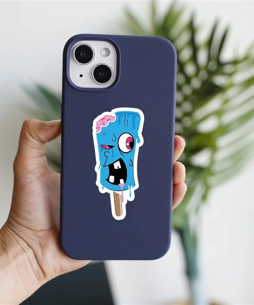 Angry Popsicle Sticker