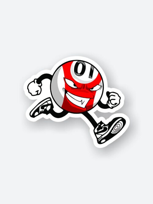 Angry Pool Ball