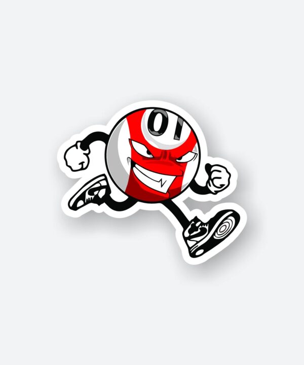 Angry Pool Ball