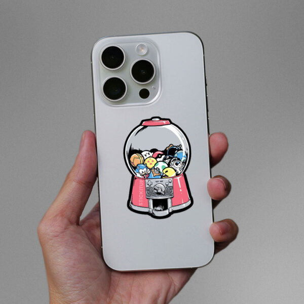 Anime Candy Machine Sticker