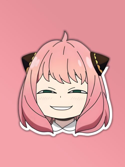 Anime Girl King Laptop Mobile Stickers