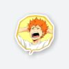 Annoyed Shoyo Hinata Sticker