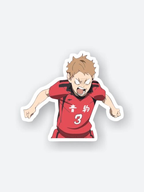 Annoyed Yaku Morisuke Sticker