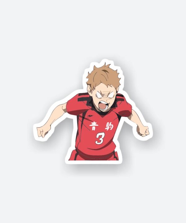 Annoyed Yaku Morisuke Sticker