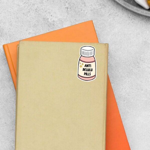 Anti Delulu Pills Witty Stickers Anti Delulu Pills Witty Stickers