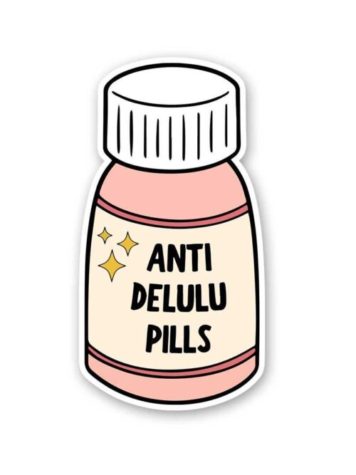 Anti Delulu Sticker