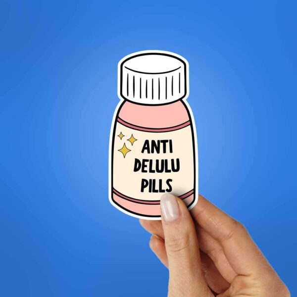 Anti Delulu Sticker