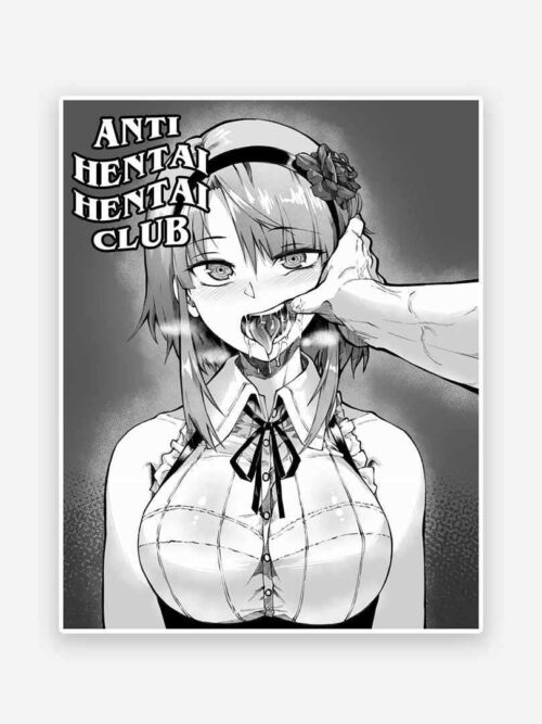 Anti Hentai Hentai Club sticker