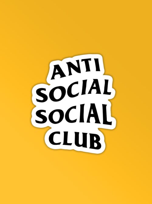 Anti Social Sticker